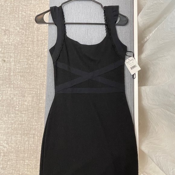Free People Dresses & Skirts - Free People Black Bodycon Dress XS
